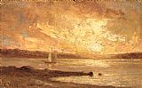 Boat on Sea by Edward Mitchell Bannister